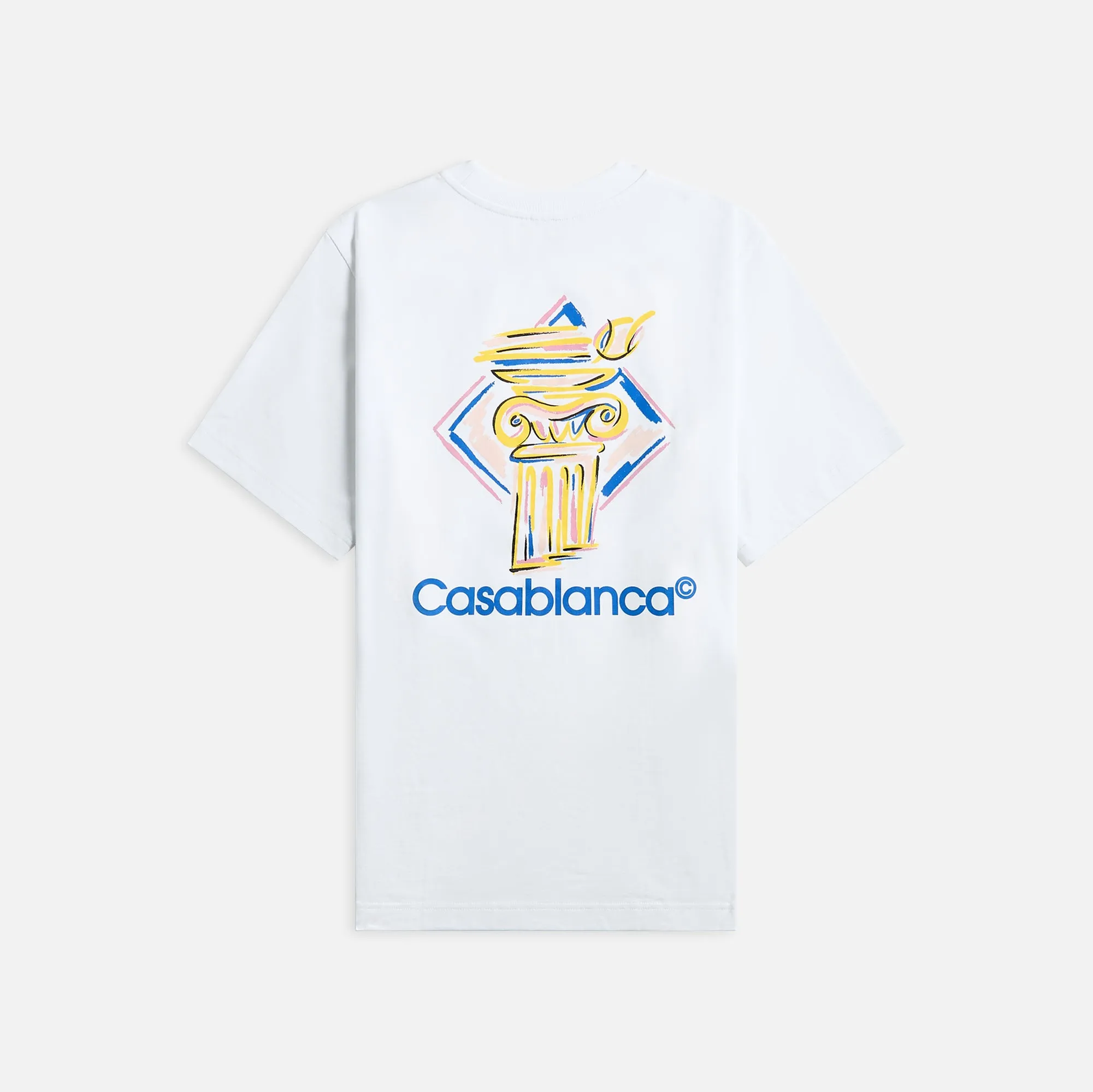 Casablanca Diamond Column Printed Tee - White sold by Kith product image thumbnail 2