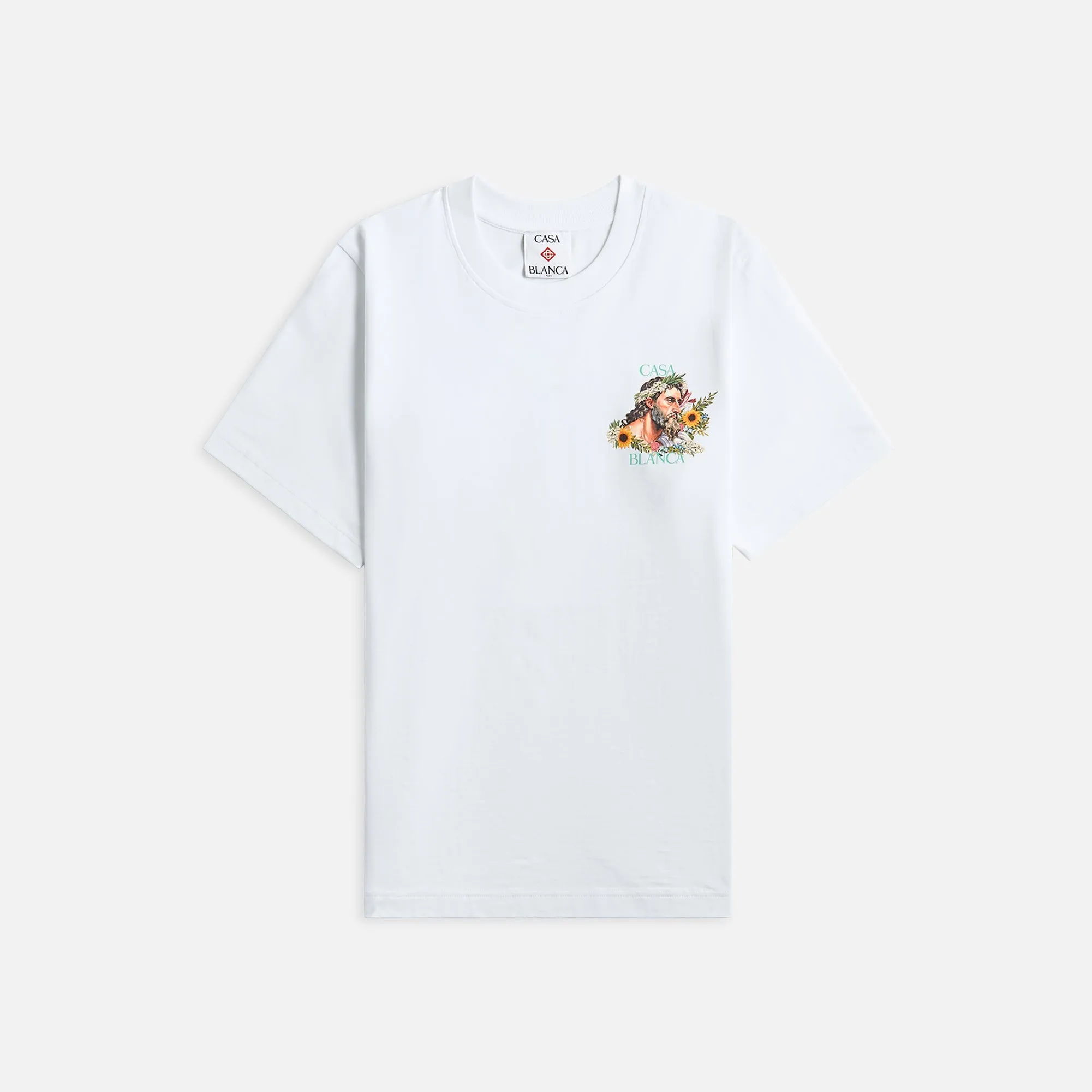 Casablanca Celebration Du Sport Printed Tee - White sold by Kith