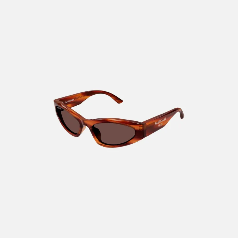 Balenciaga BB Frame 387S - Tortoise sold by Kith