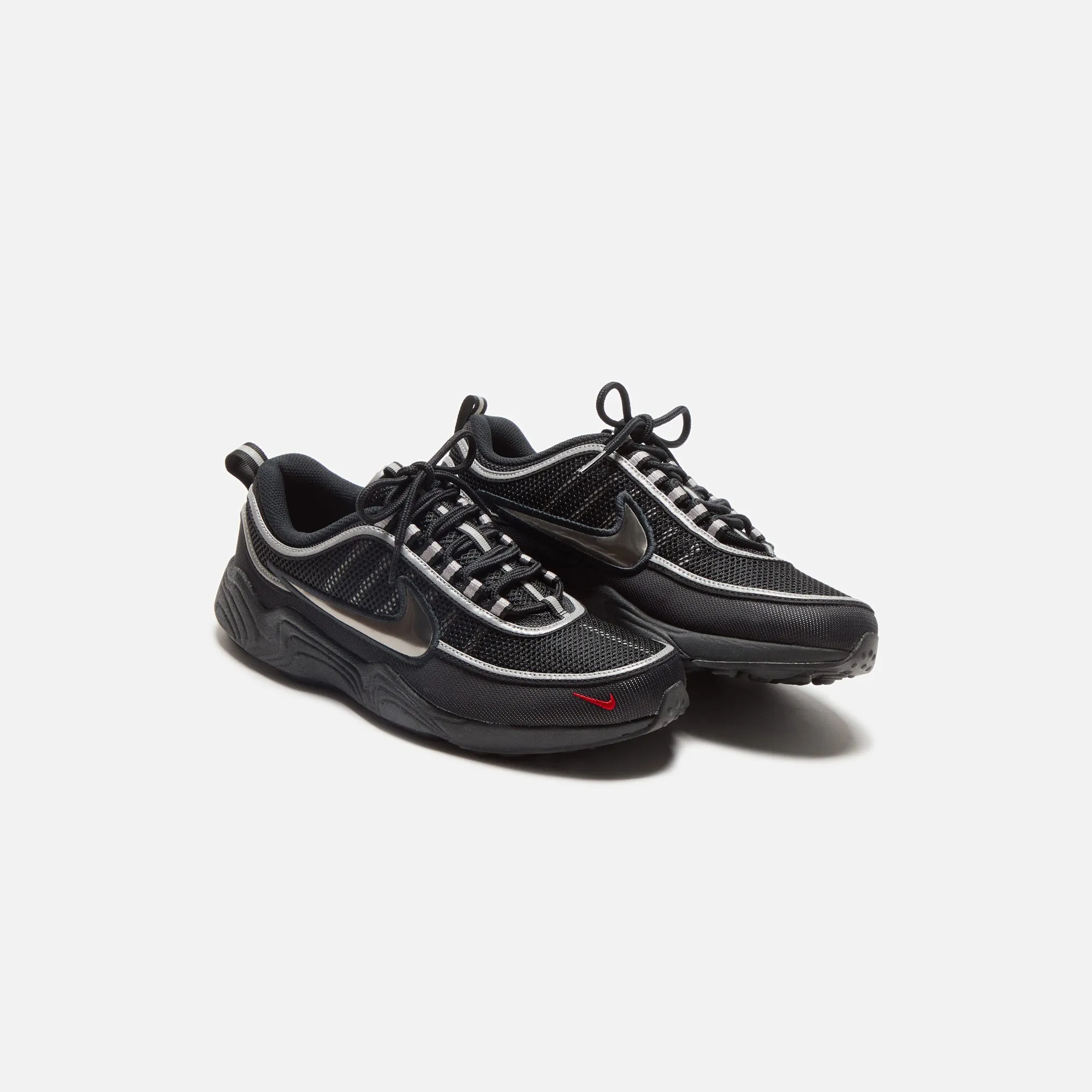 Nike Air Zoom Spiridon - Black / Metallic Silver / Sport Red sold by Kith product image thumbnail 4