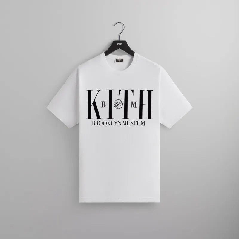 Kith for the Brooklyn Museum Serif Tee - White made by Kith