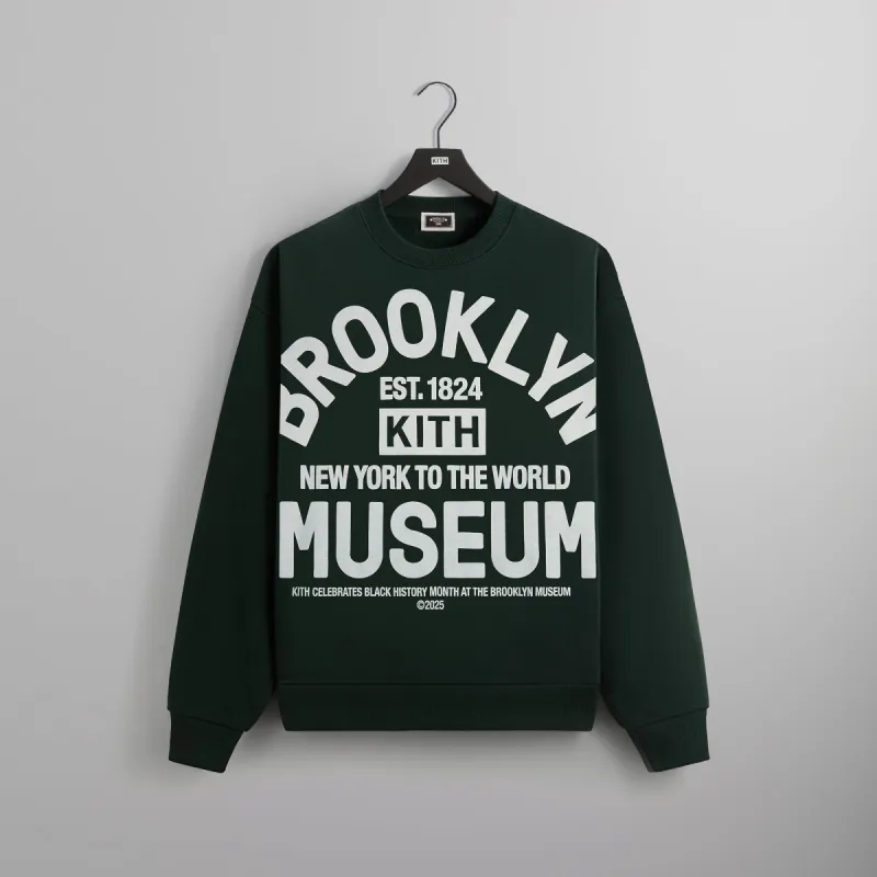 Kith for the Brooklyn Museum Collegiate Nelson Crewneck - Stadium sold by Kith