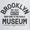 Kith for the Brooklyn Museum Collegiate Nelson Crewneck - Light Heather Grey sold by Kith