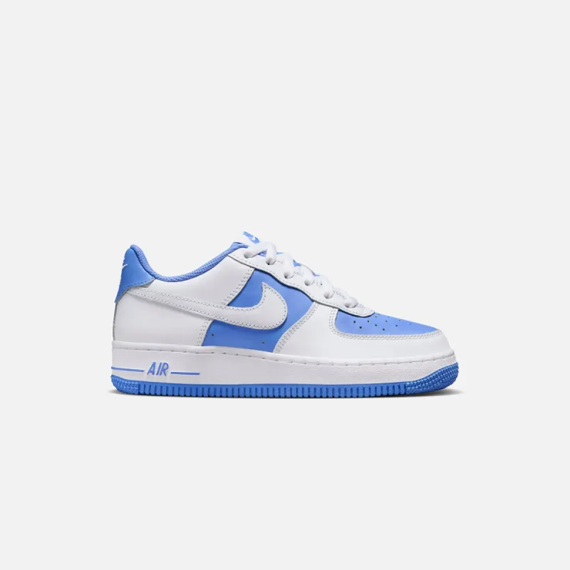 Nike GS Air Force 1 - White / Royal Pulse sold by Kith