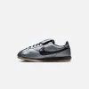 Nike Cortez Leather SE - Metallic Cool Grey / Black / Gum Dark Brown sold by Kith