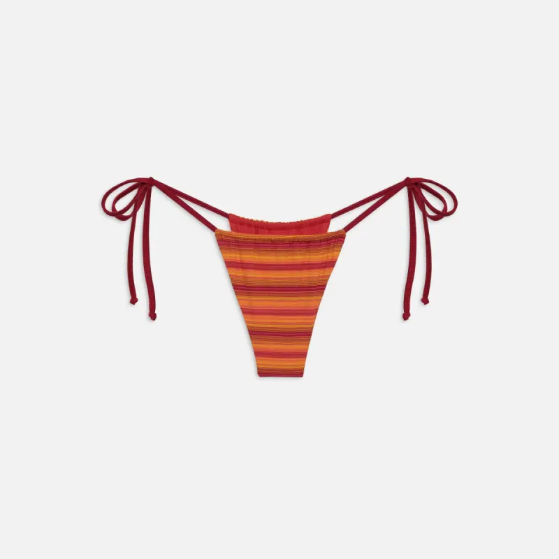 Frankies Bikinis Tia Spaced Dyed Bottom - Harvest Moon sold by Kith