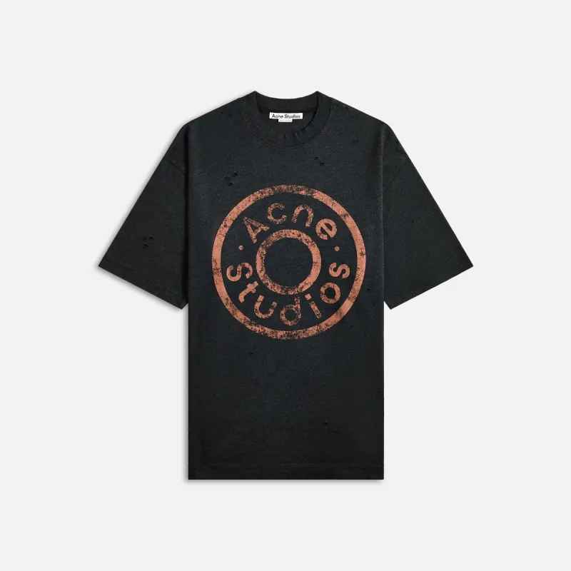 Acne Studios Tees - Black Melange sold by Kith