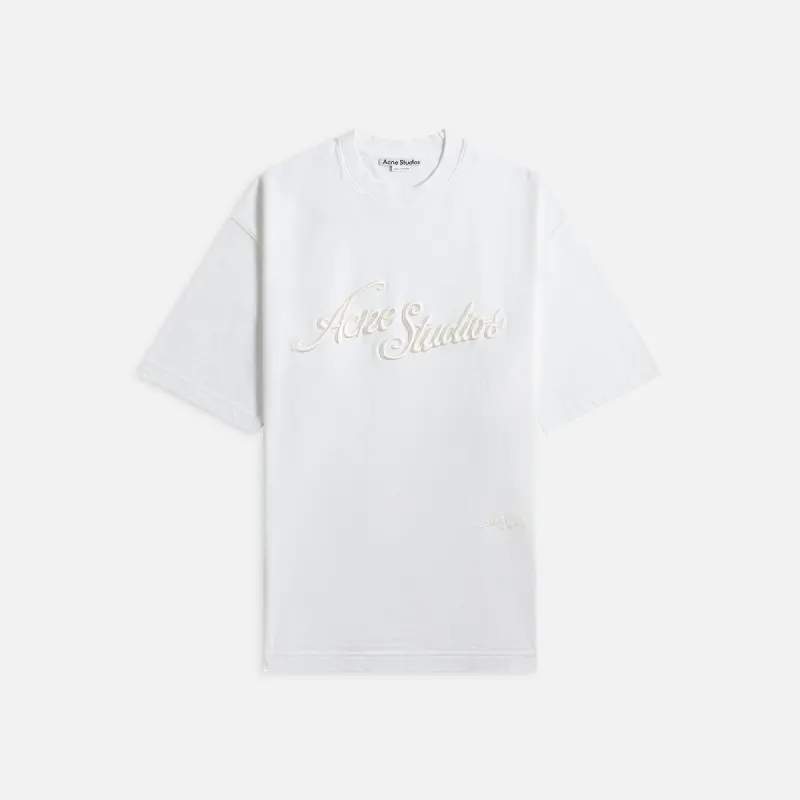 Acne Studios Tee - Optic White sold by Kith