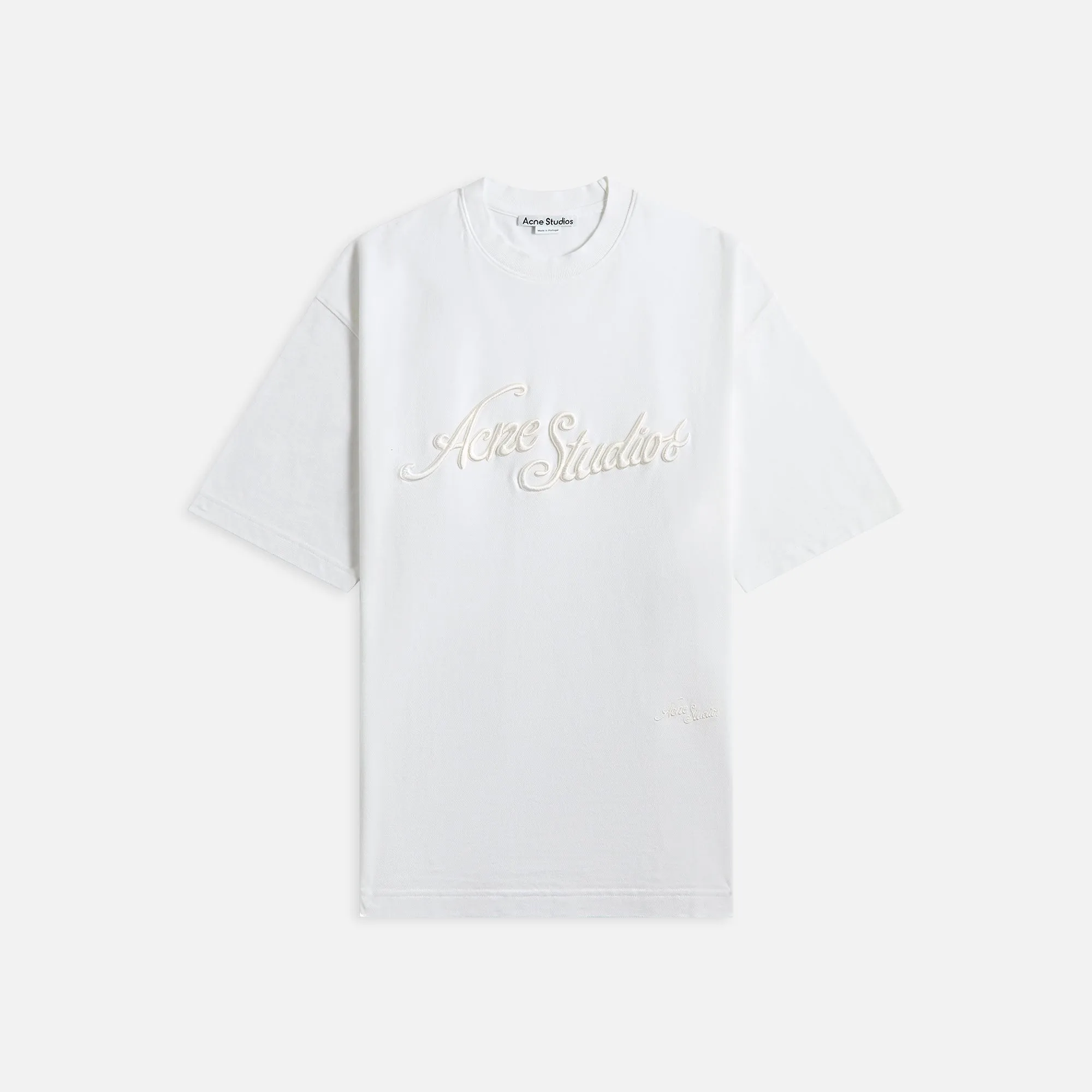 Acne Studios Tee - Optic White sold by Kith