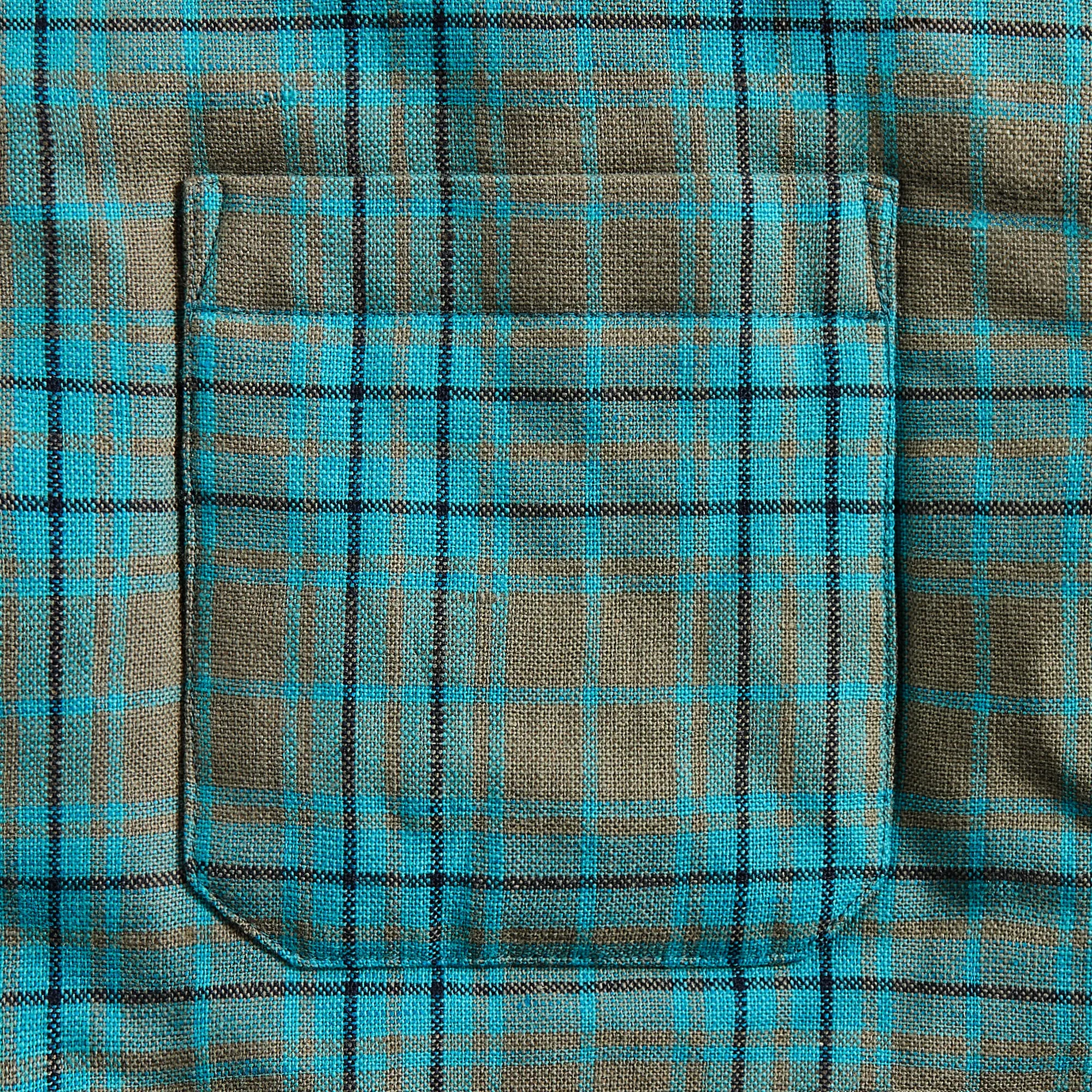 Visvim Keesey Check Down Jacket - Blue sold by Kith product image thumbnail 3