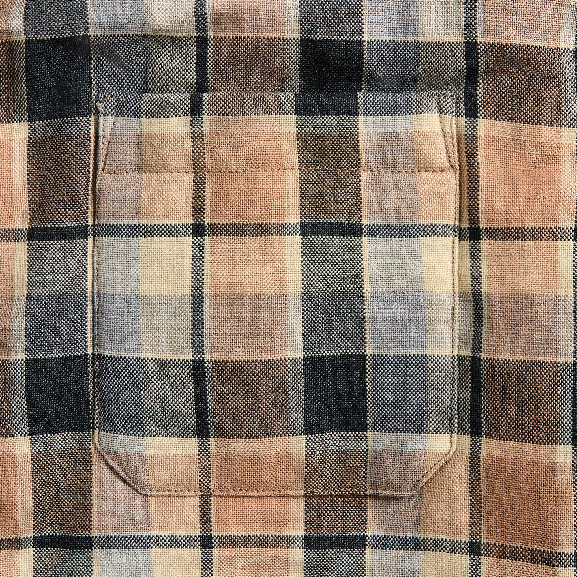 Visvim Keesey Check Down Jacket - Beige sold by Kith product image thumbnail 3