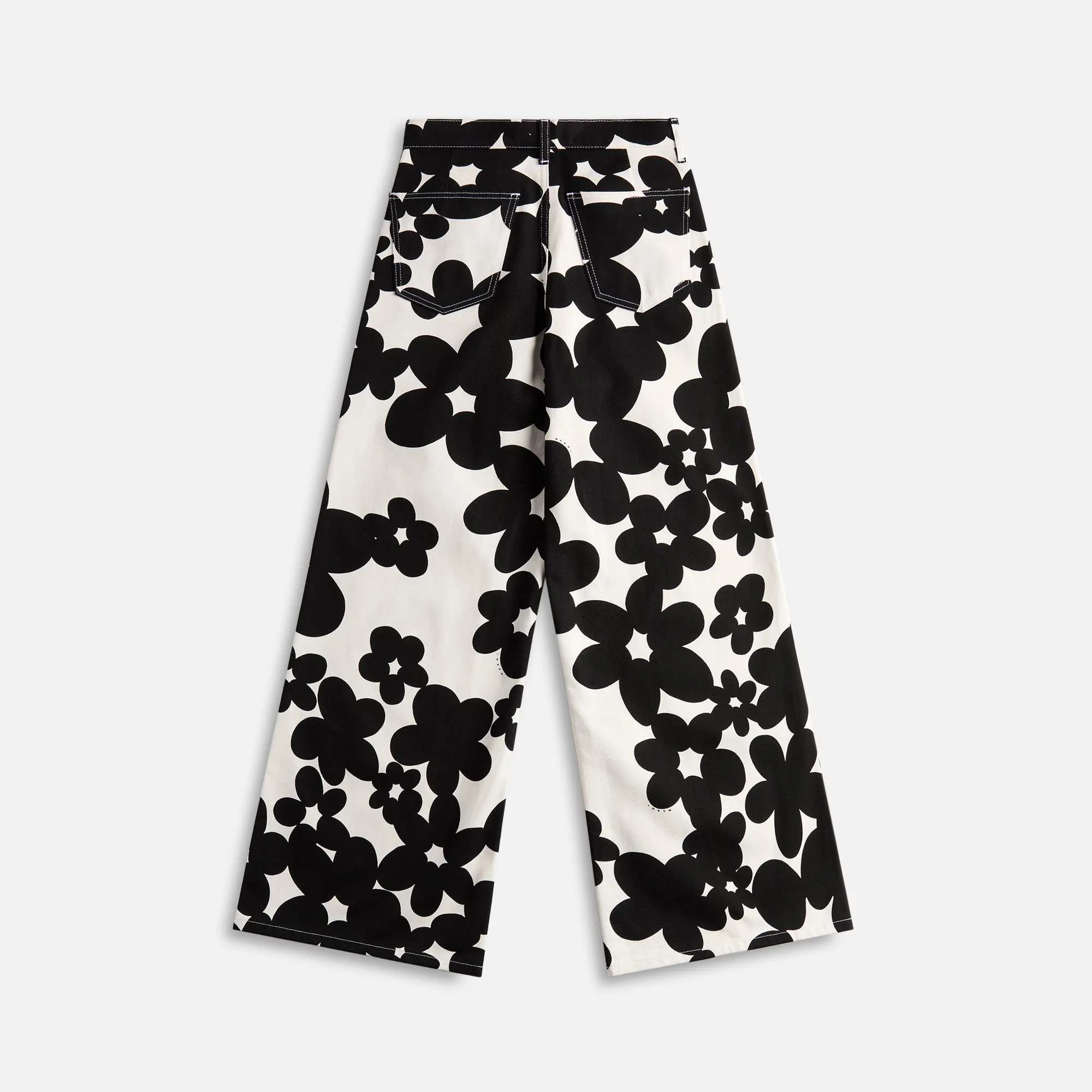 Marni Cotton Trousers - Black / White sold by Kith product image thumbnail 2