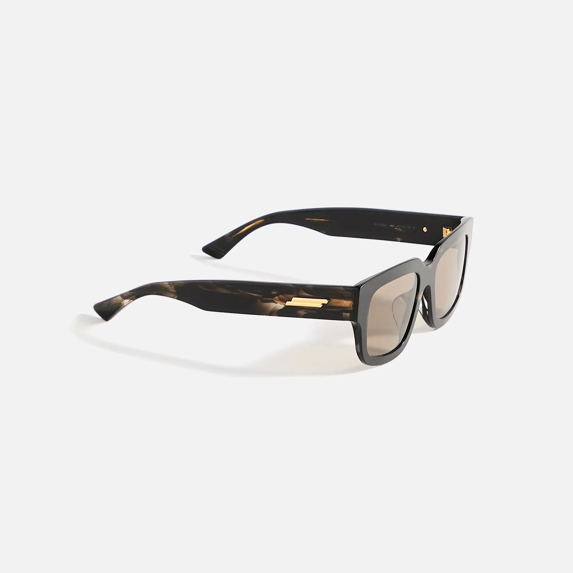 Bottega Veneta Rectangular Frames - Shiny Flamed / Black Havana sold by Kith product image thumbnail 2