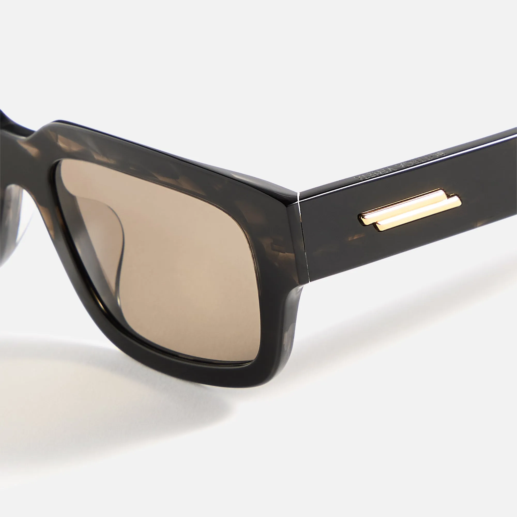 Bottega Veneta Rectangular Frames - Shiny Flamed / Black Havana sold by Kith product image thumbnail 3