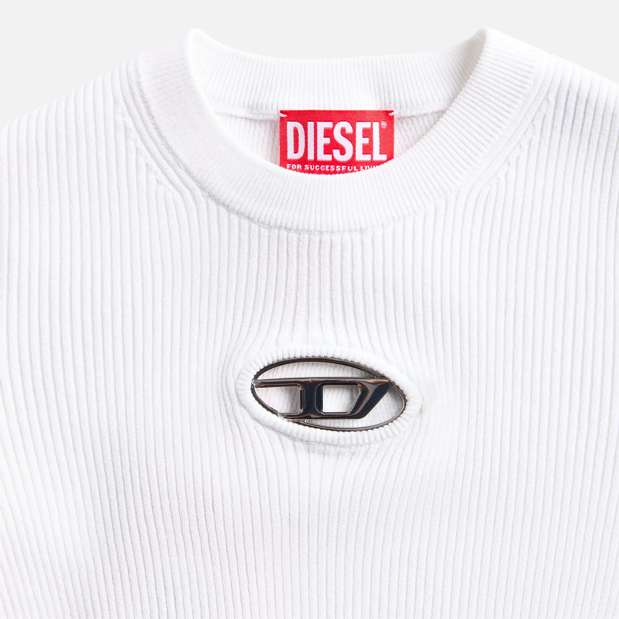 Diesel M-Valari Long Sleeve Tee - White sold by Kith product image thumbnail 3