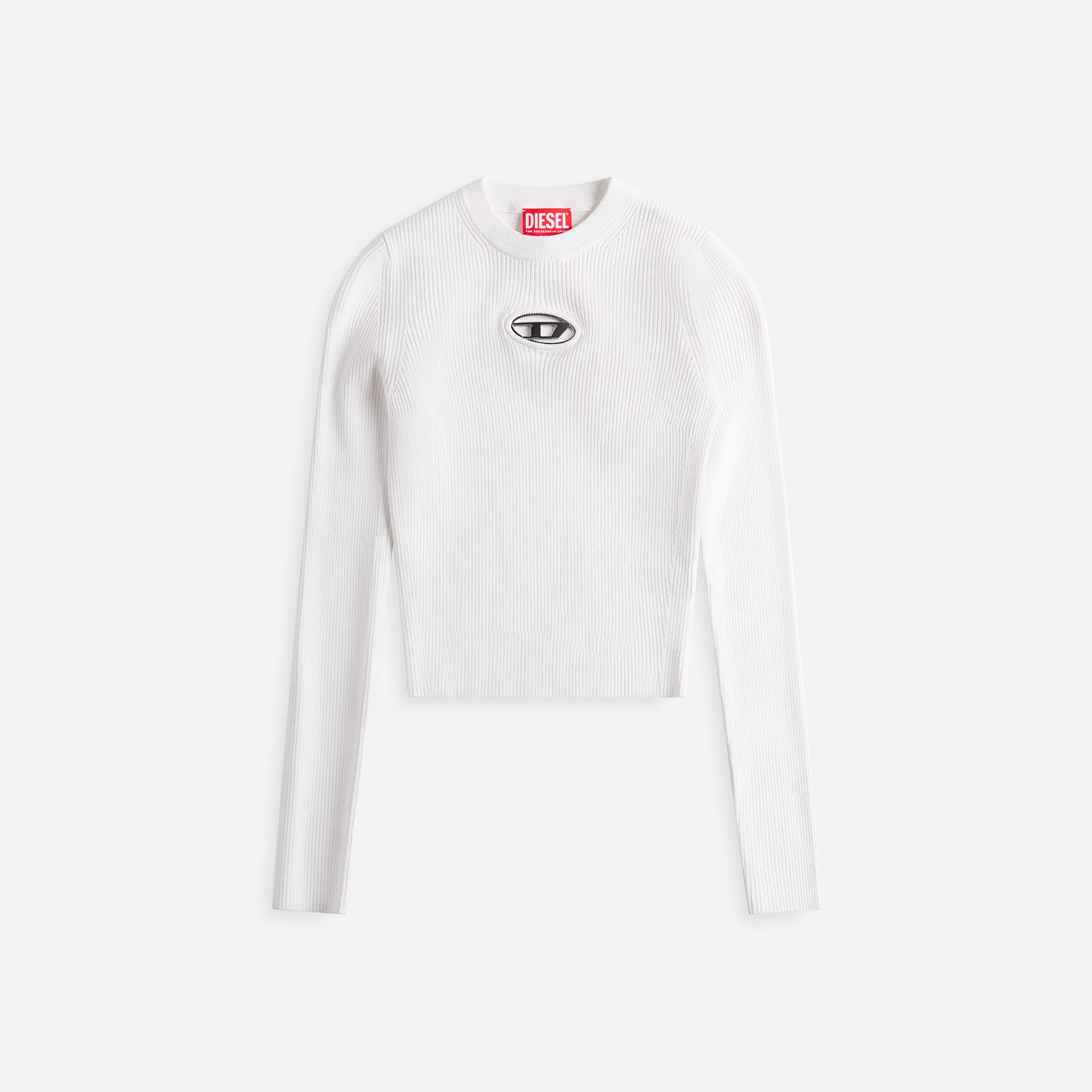 Diesel M-Valari Long Sleeve Tee - White sold by Kith