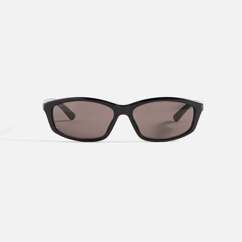 Balenciaga Rectangular Frames - Black sold by Kith