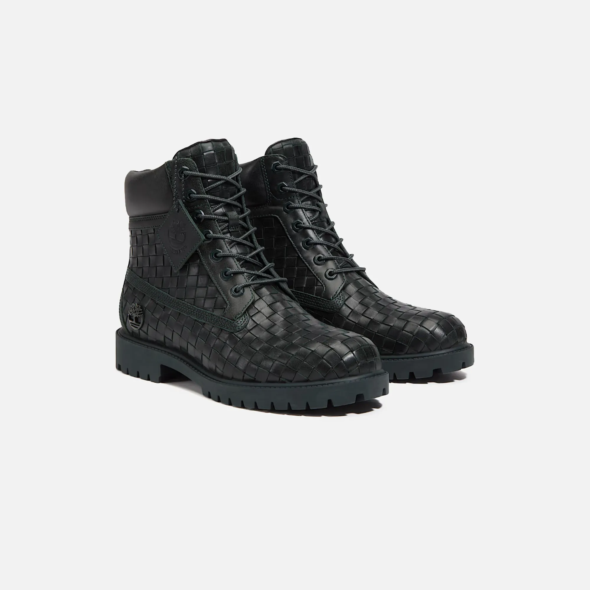 Timberland Woven 6-Inch Lace Up Full Grain Boot - Dark Green sold by Kith product image thumbnail 2