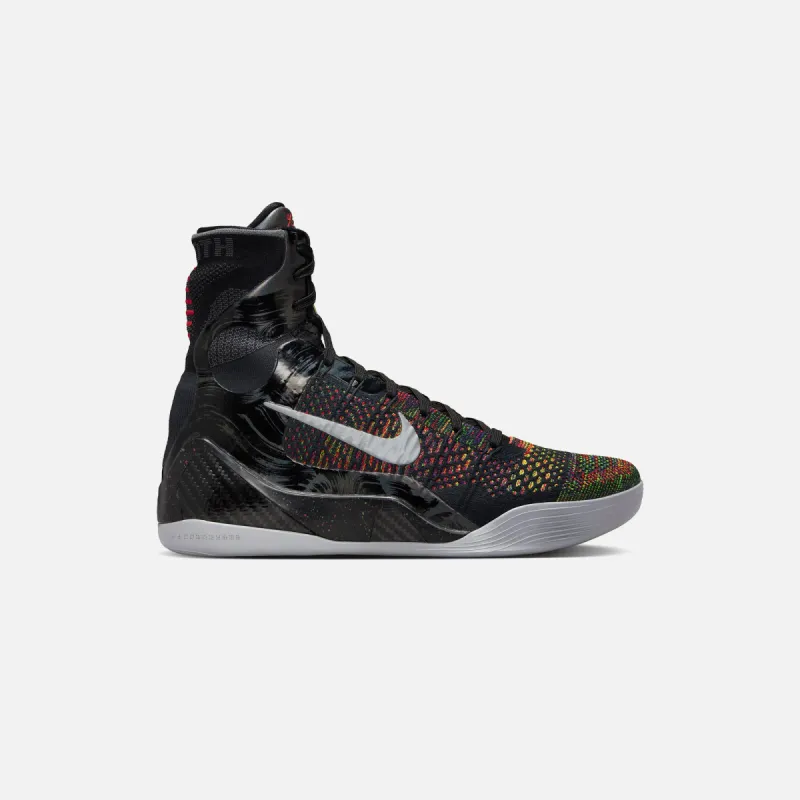 Nike Kobe IX Elite Protro - Black / Metallic Silver / Bright Crimson sold by Kith