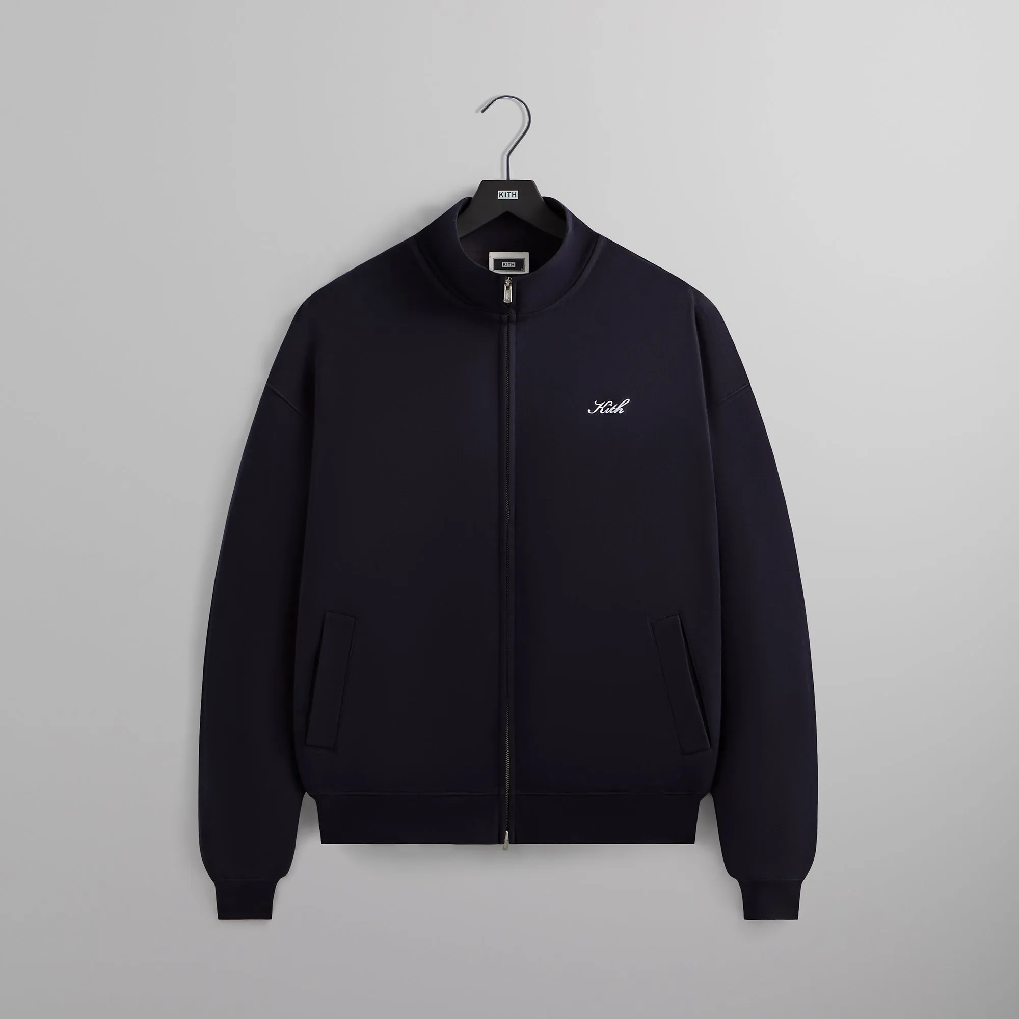 Kith Compact Knit Wyona Full Zip - Ink sold by Kith