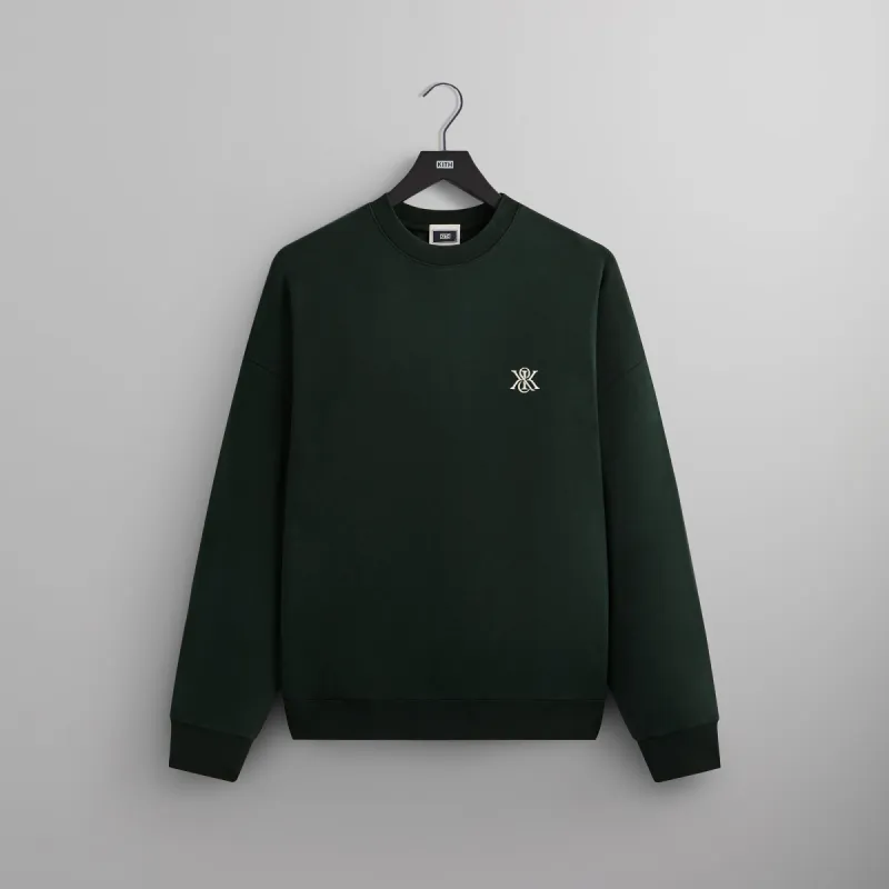 Kith Crest Stitched Lewis Sweater セーター M Kith Crest Stitched Lewis Sweater - Eternal | Parallel