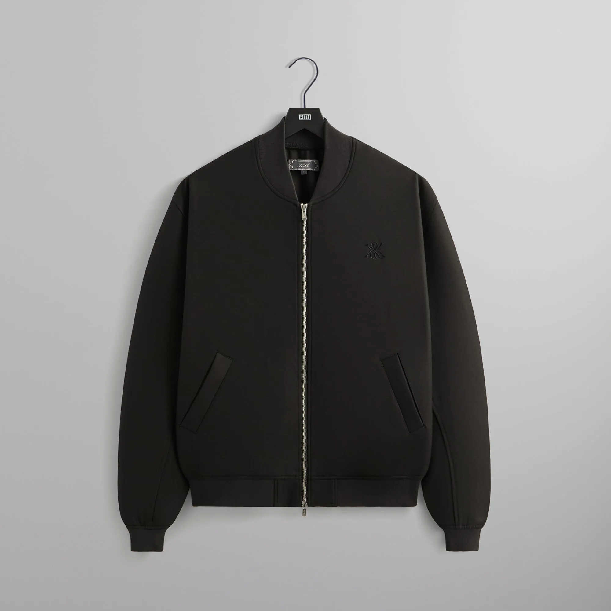 Kith Double Weave Avery Bomber Jacket - Black sold by Kith