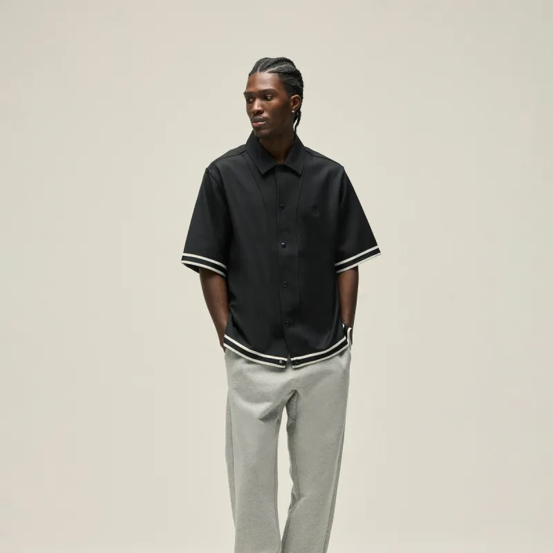 Kith Double Weave Woodpoint Shirt - Black | Parallel