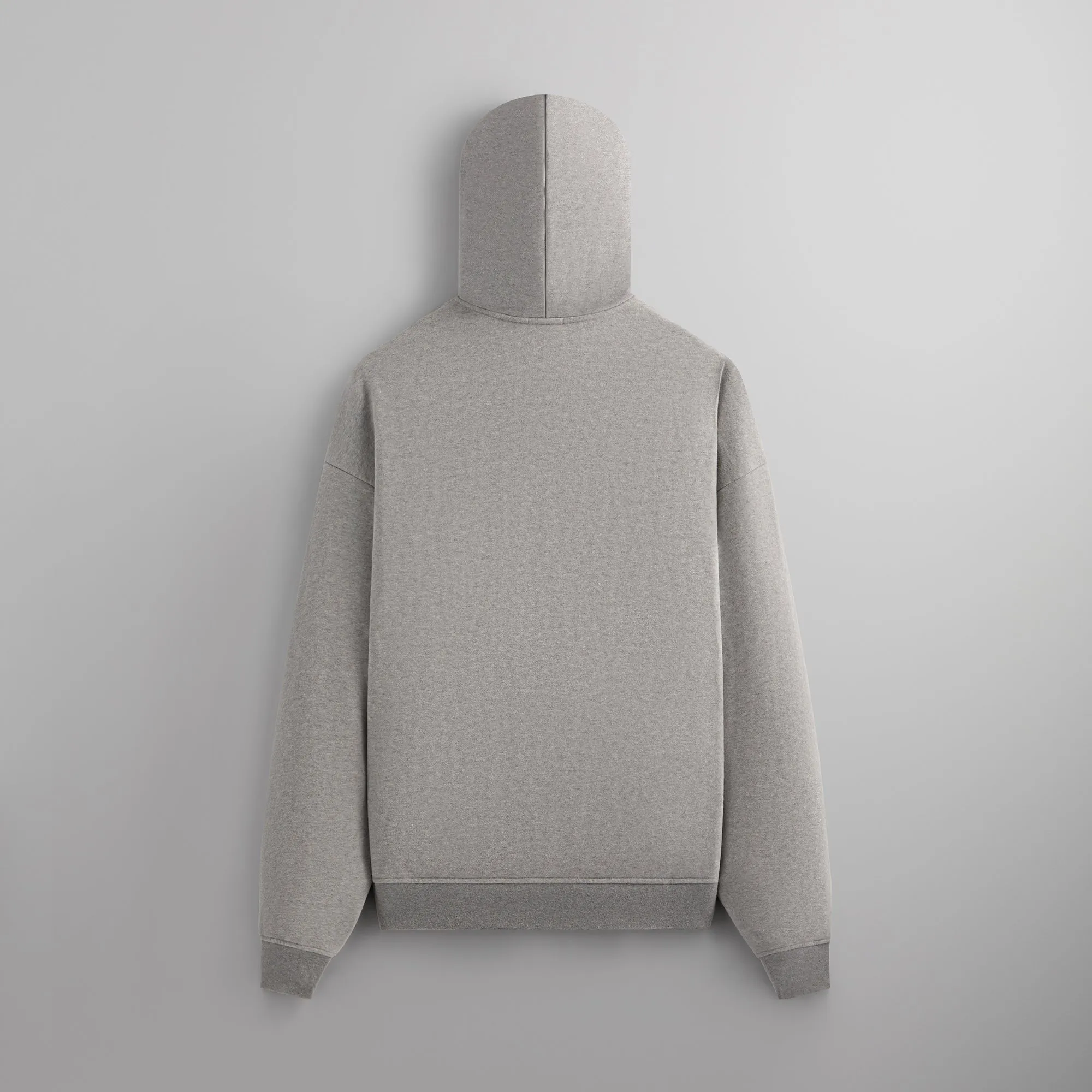 Kith Suede Fleece Nelson Full Zip Hoodie - Medium Heather Grey sold by Kith product image thumbnail 3