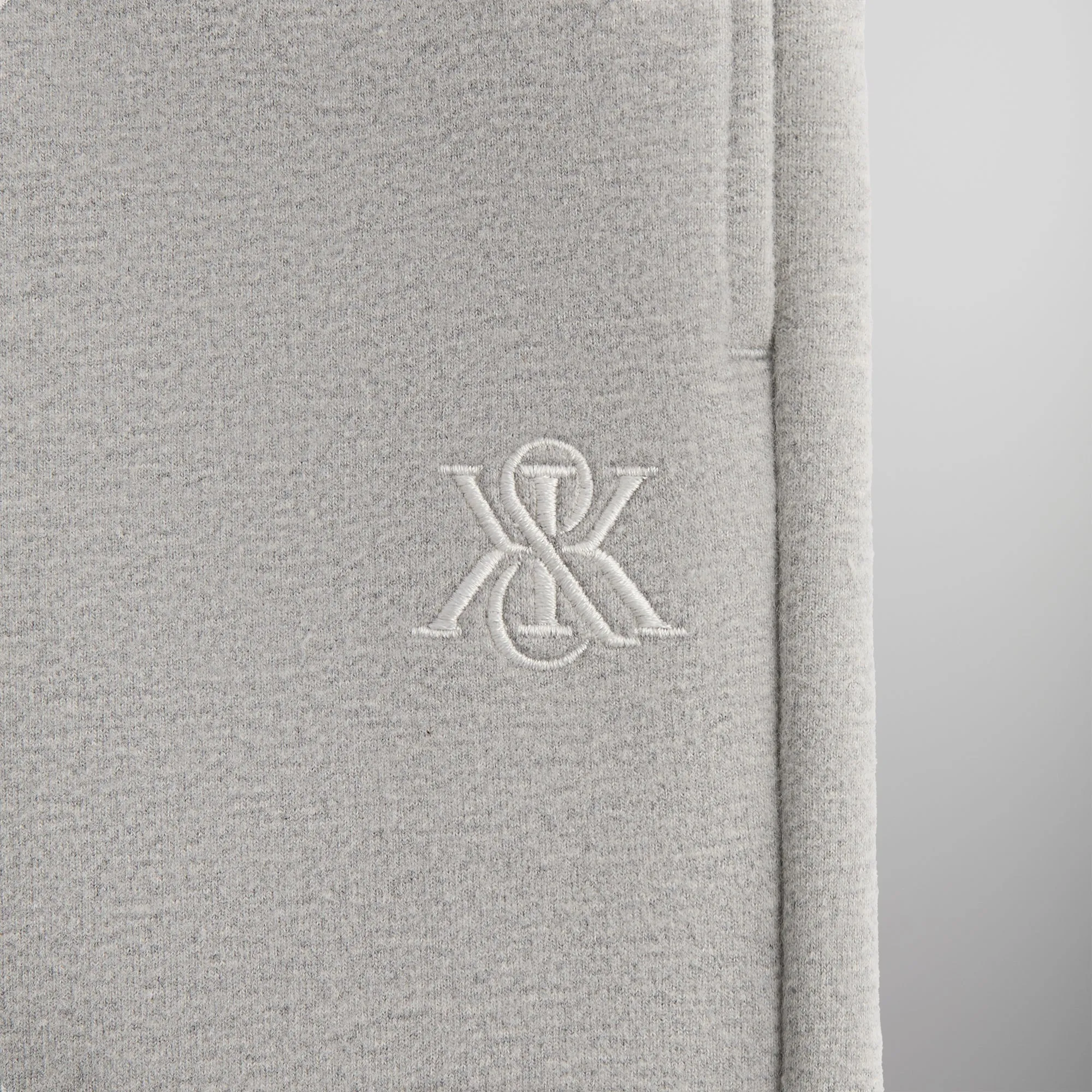 Kith Suede Fleece Nelson Sweatpant - Medium Heather Grey sold by Kith product image thumbnail 5
