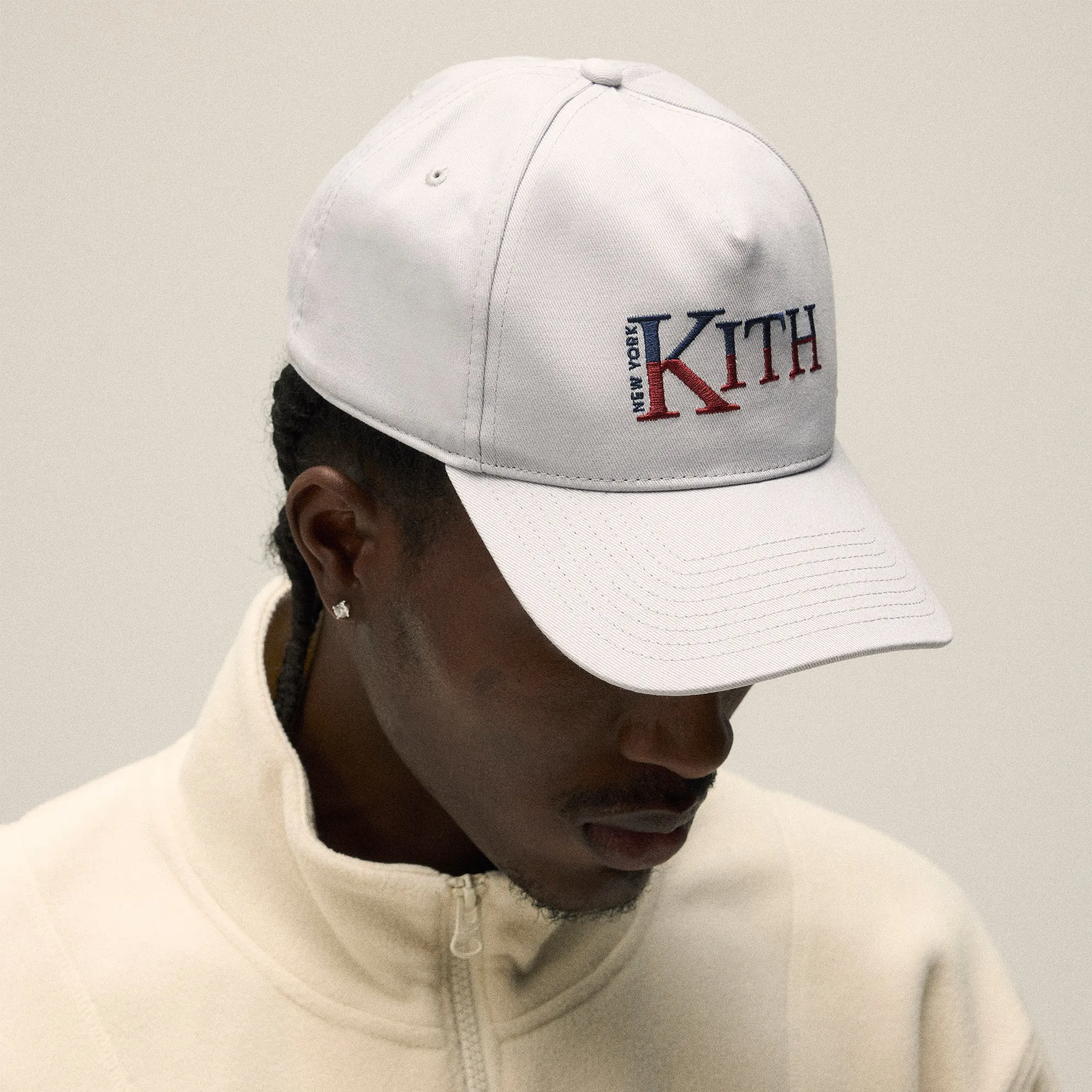 Kith Washed Twill Bay Low Pinch Crown Cap - Atom sold by Kith product image thumbnail 2