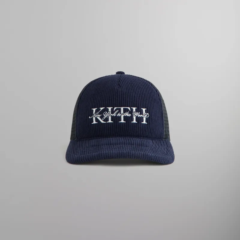 Kith Twill Gwynn Pinch Crown Snapback - Nocturnal | Parallel