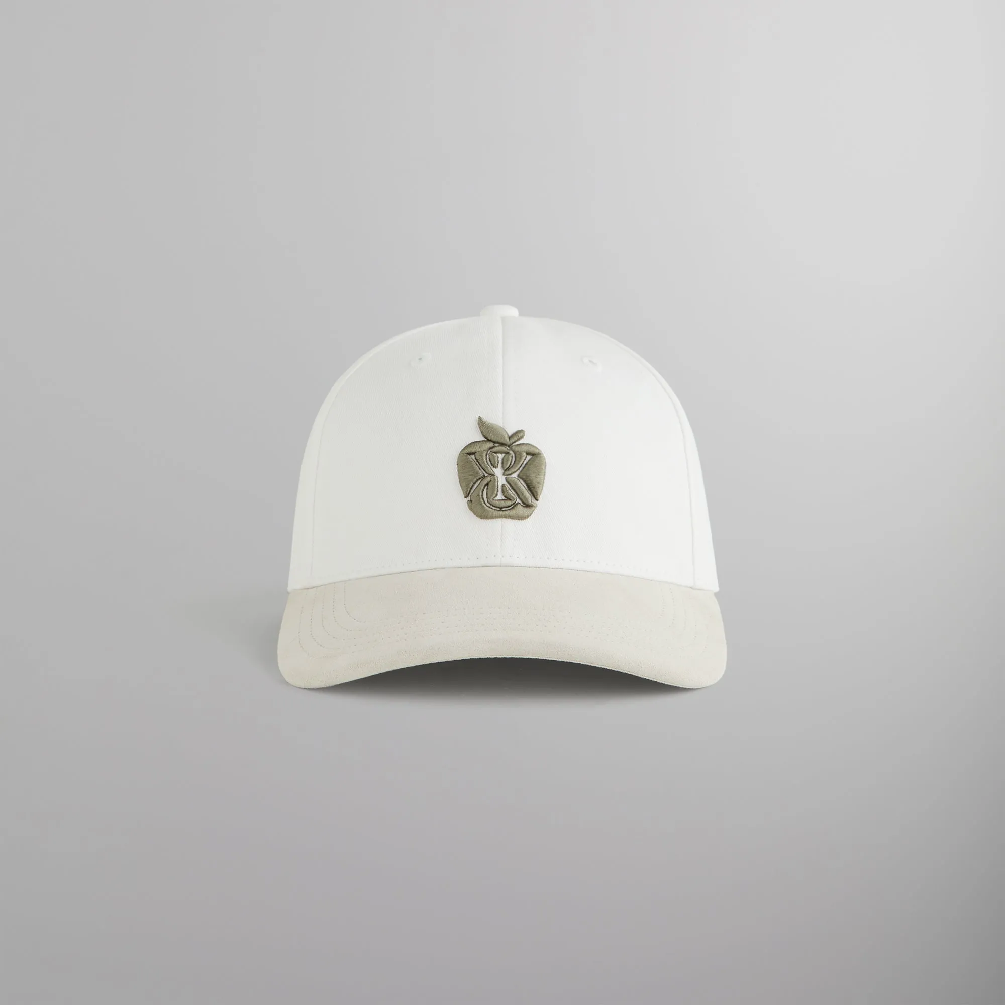 Kith Two-Tone Suede Brim Aaron Classic Cap - White sold by Kith