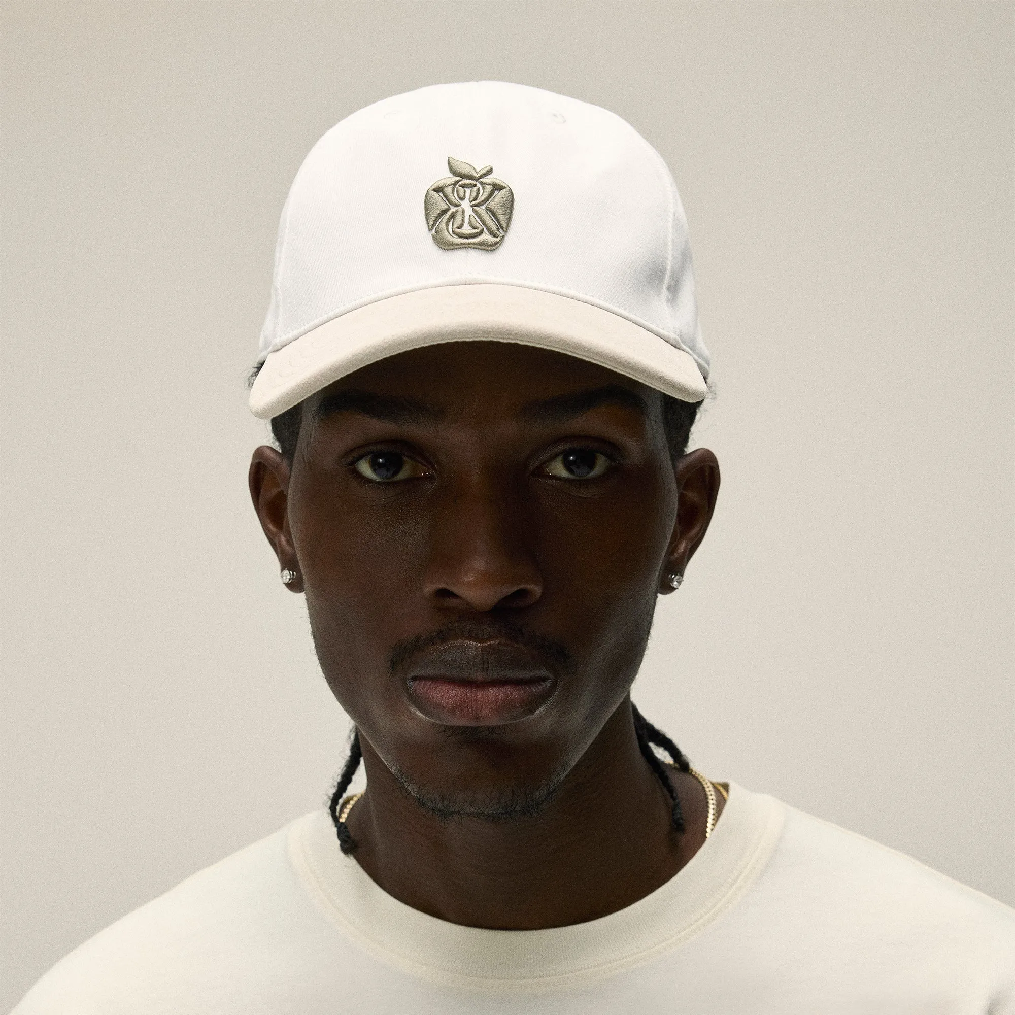 Kith Two-Tone Suede Brim Aaron Classic Cap - White sold by Kith product image thumbnail 2
