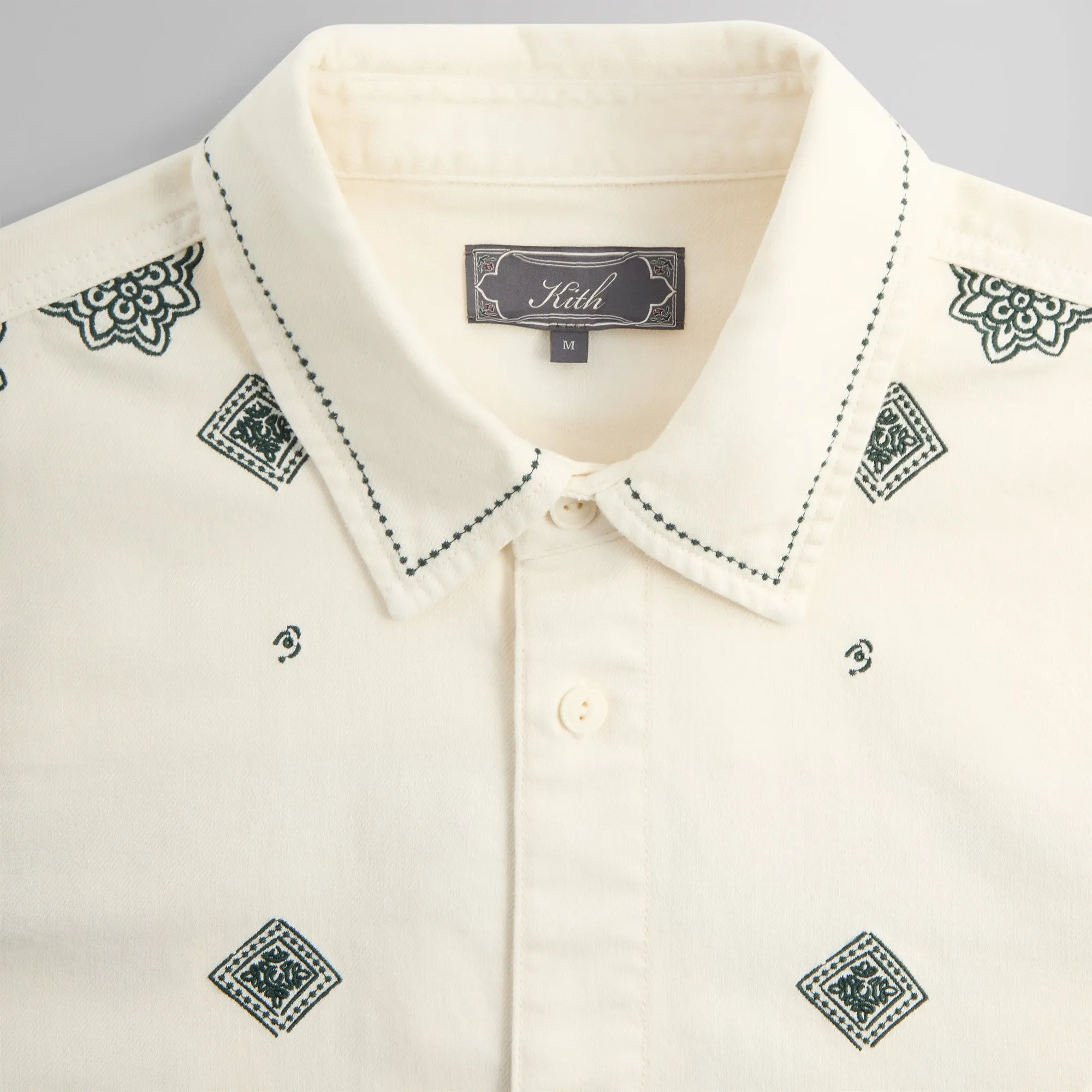 Kith Raw Hem Denim Apollo Shirt - Stadium sold by Kith product image thumbnail 5