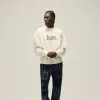 Kith Serif Nelson Crewneck - Sandrift sold by Kith