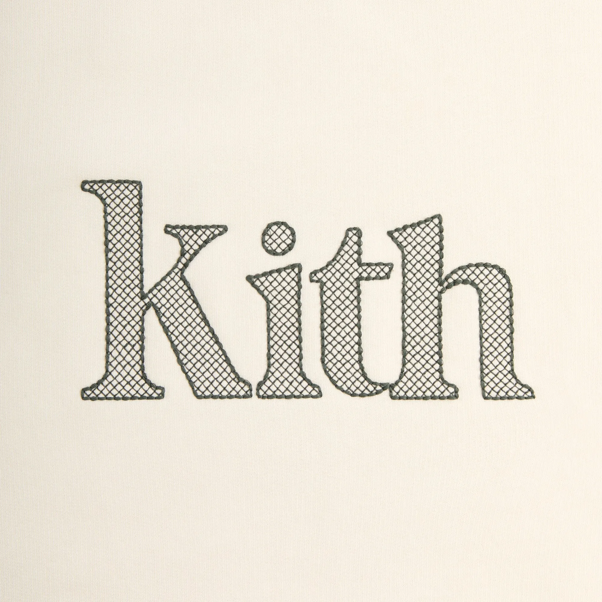 Kith Serif Nelson Crewneck - Sandrift sold by Kith product image thumbnail 4