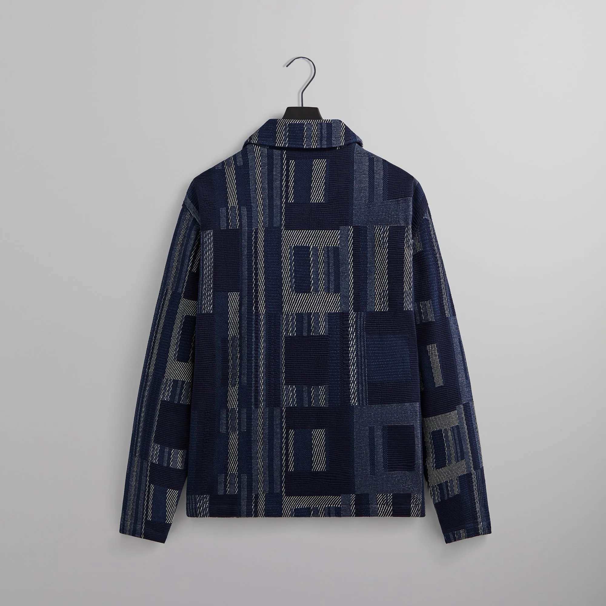 Kith Geometric Knit Coaches Jacket - Nocturnal sold by Kith product image thumbnail 4