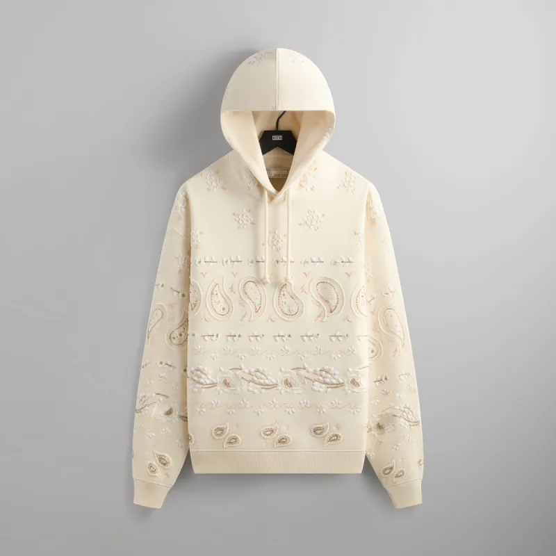 &Kin Paisley Floral Williams III Hoodie - Sandrift sold by Kith