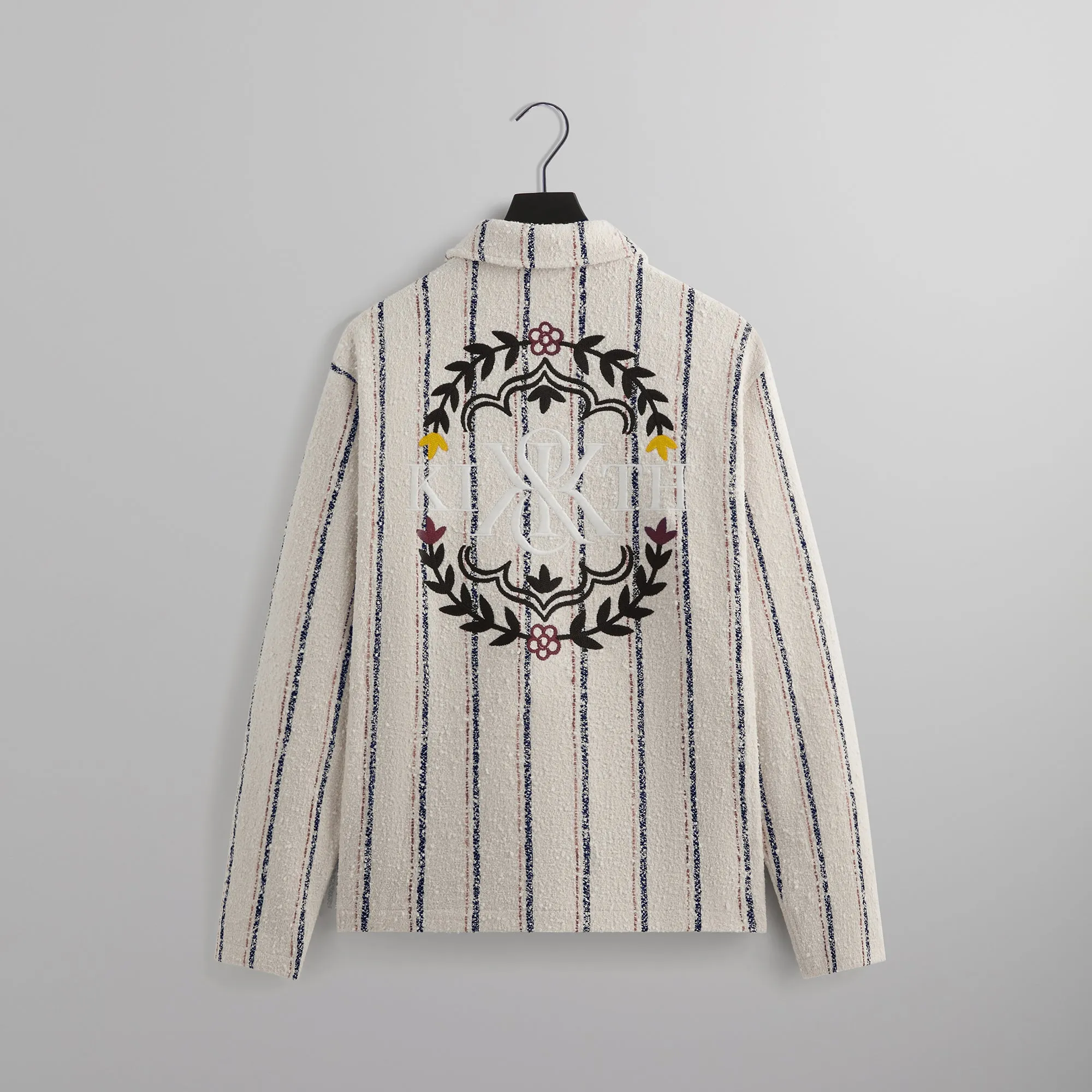 Kith Striped Boucle Coaches Jacket - Whisper sold by Kith product image thumbnail 5