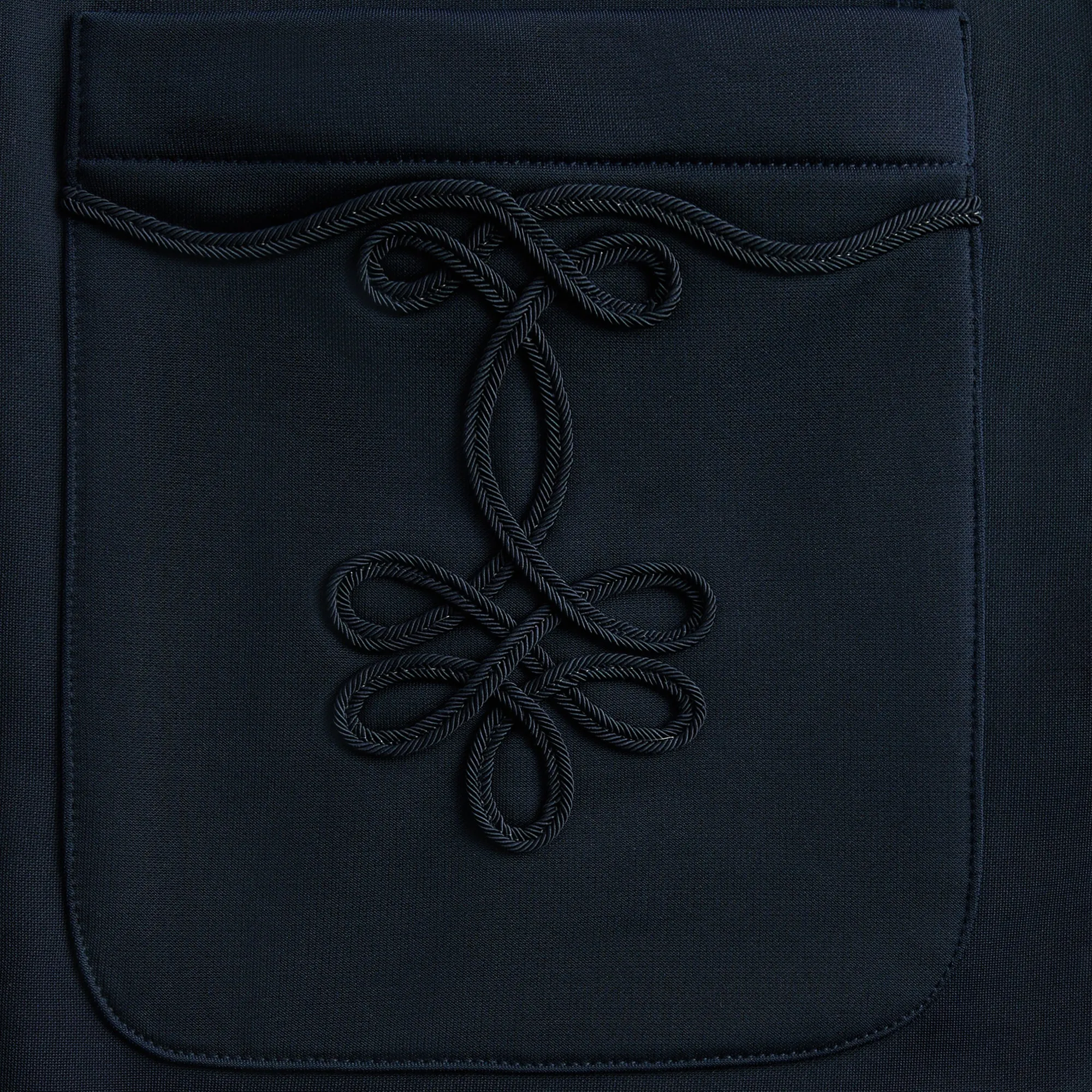 Kith Long Sleeve Boxy Collared Overshirt - Nocturnal sold by Kith product image thumbnail 5