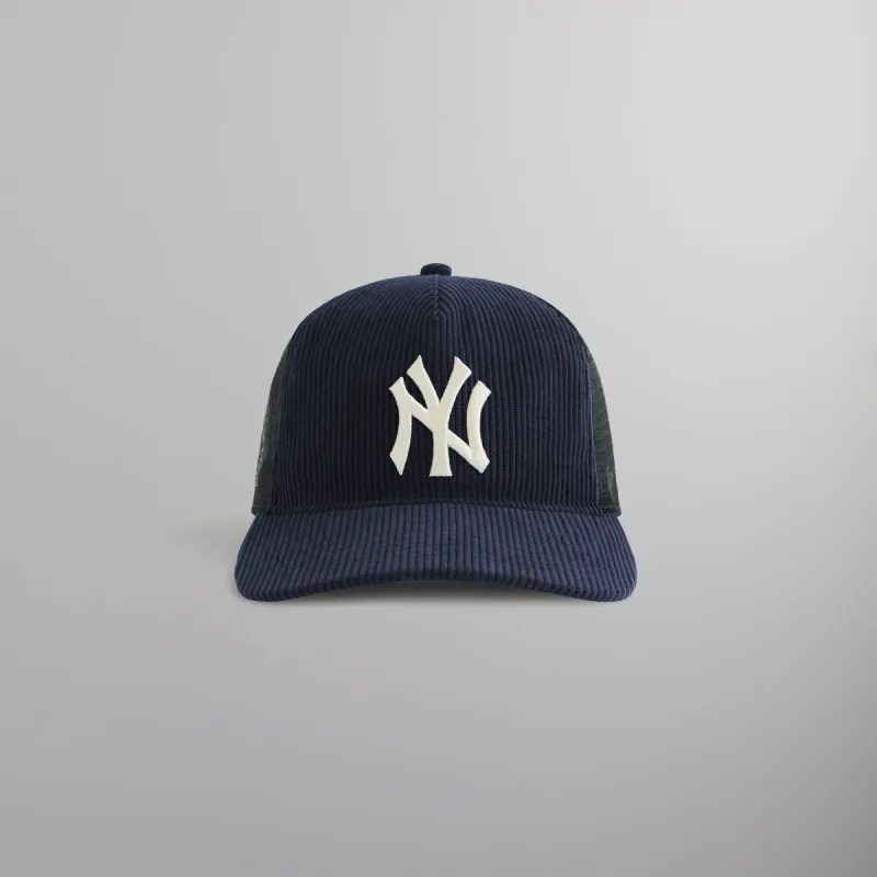 Kith & '47 for the New York Yankees Corduroy Trucker Hat - Nocturnal sold by Kith