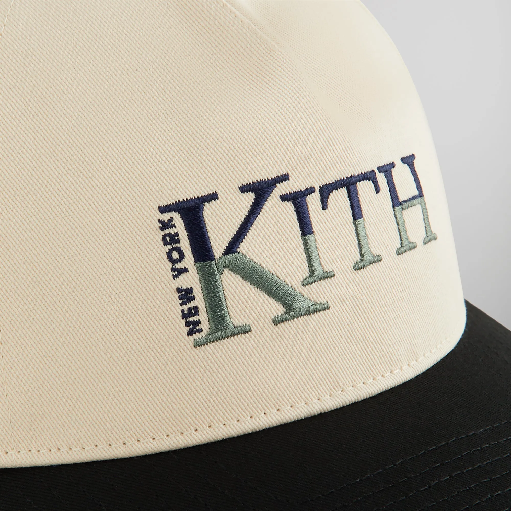 Kith Washed Twill Bay Low Pinch Crown Cap - Sandrift sold by Kith product image thumbnail 5