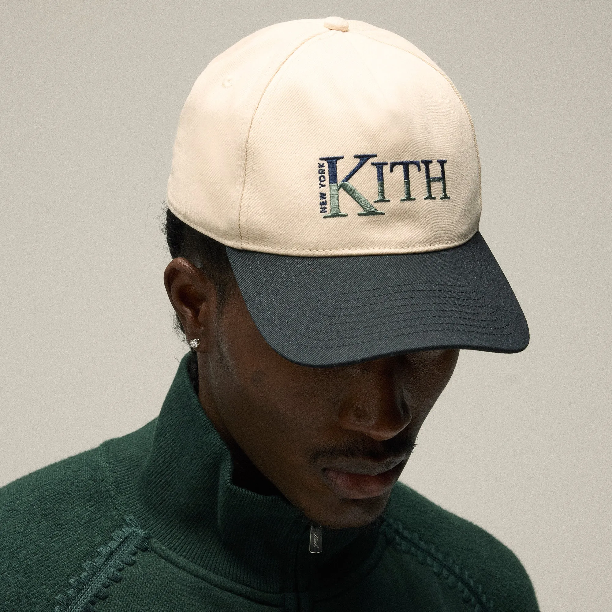 Kith Washed Twill Bay Low Pinch Crown Cap - Sandrift sold by Kith product image thumbnail 2