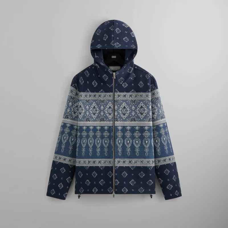 &Kin Branden Tapestry Full Zip Hoodie - Nocturnal sold by Kith