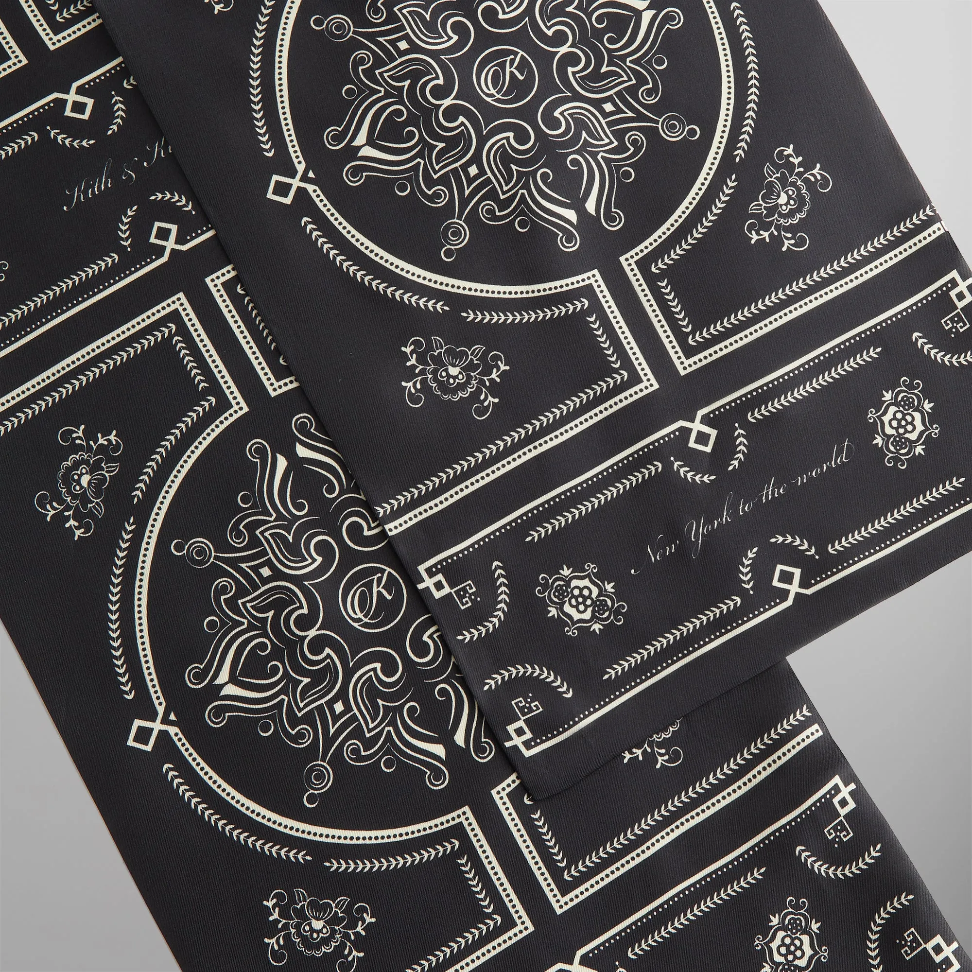 Kith Printed Deco Scarf - Black sold by Kith product image thumbnail 5