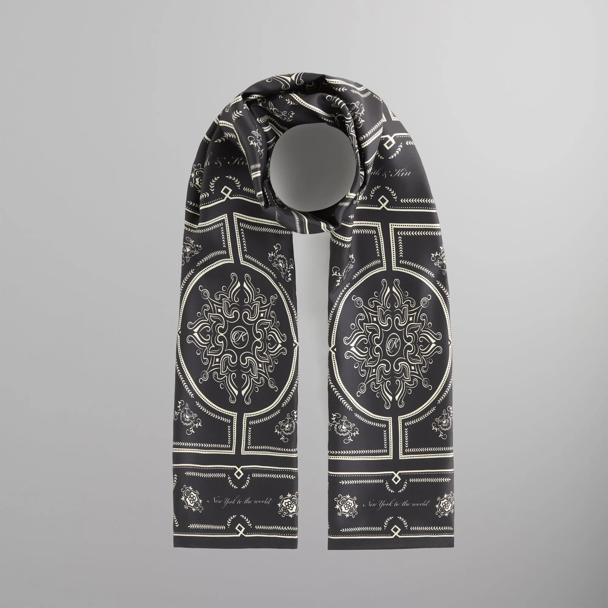 Kith Printed Deco Scarf - Black sold by Kith