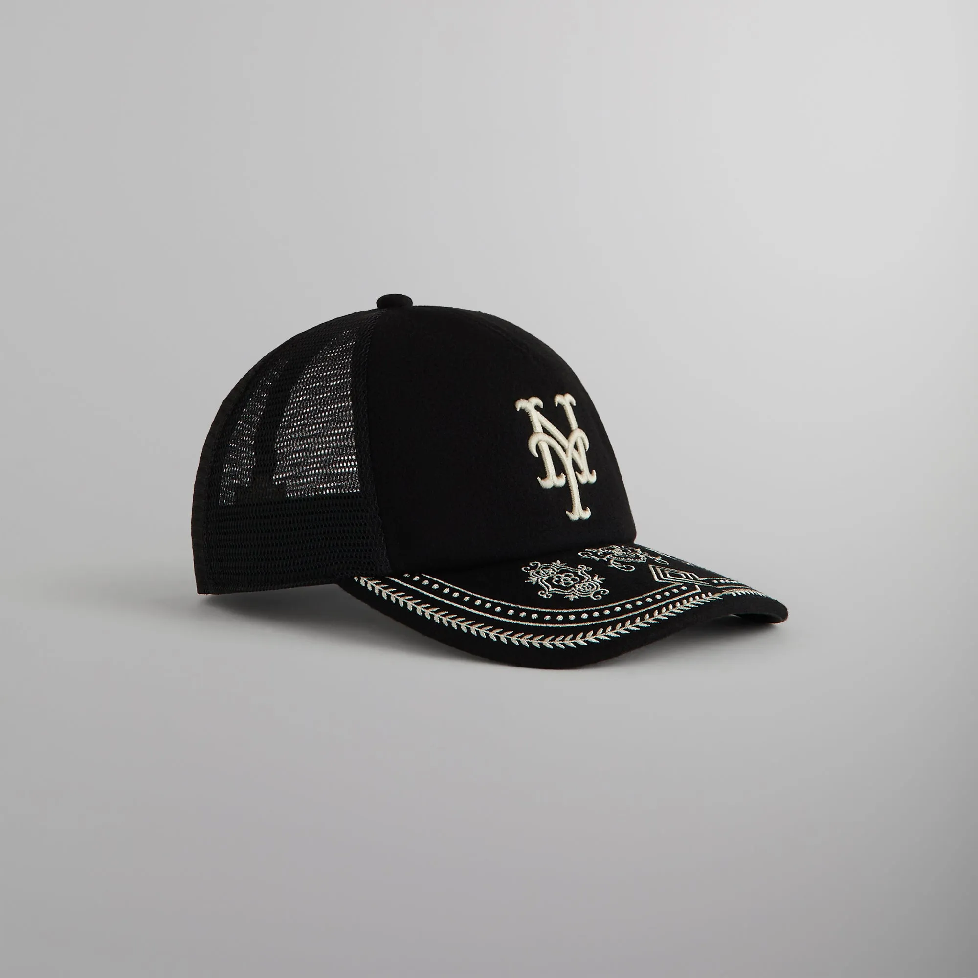 Kith & '47 for the New York Mets Franchise LS Trucker Hat - Black sold by Kith product image thumbnail 5