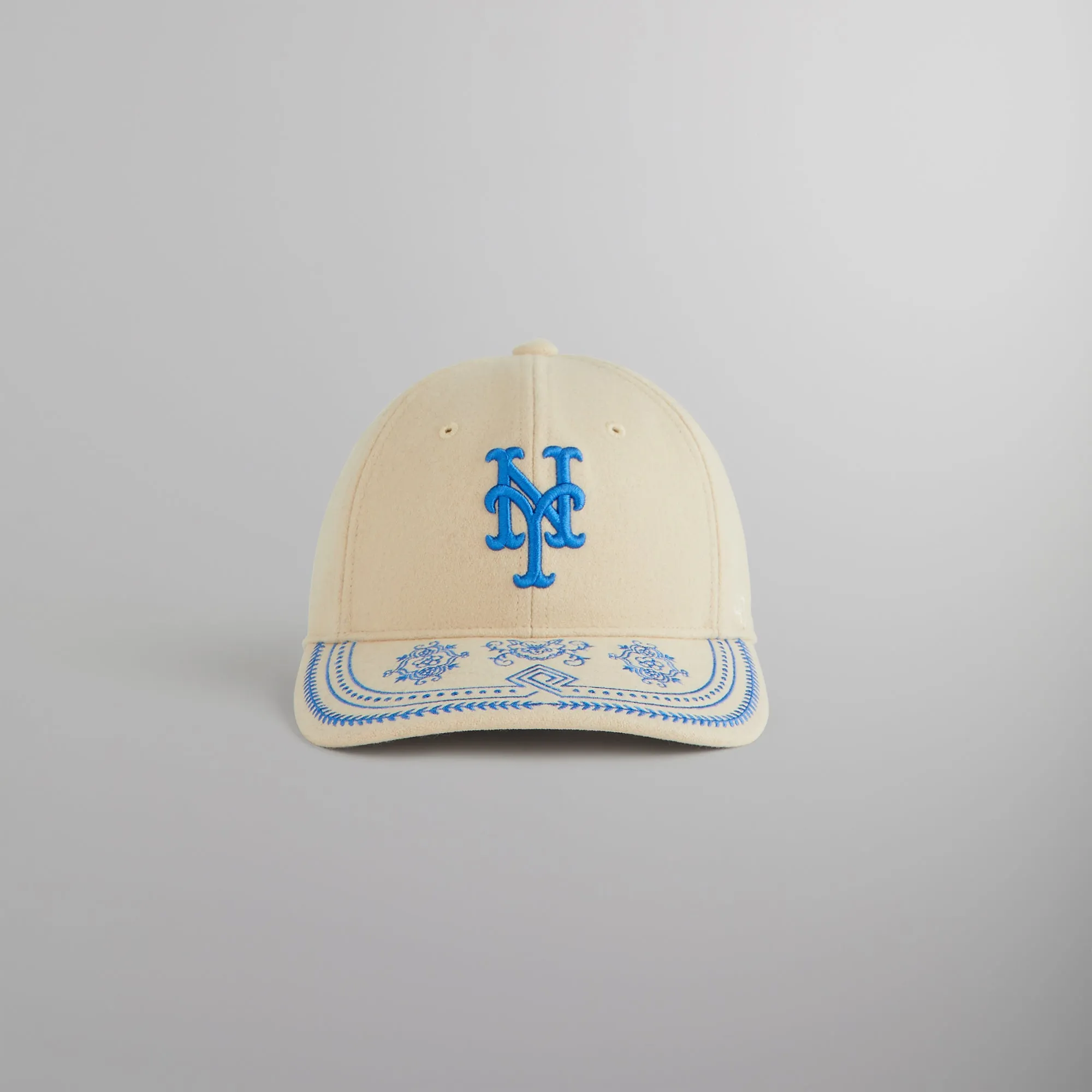 Kith & ‘47 for the New York Mets Embroidered Franchise LS Cap - Sandrift sold by Kith