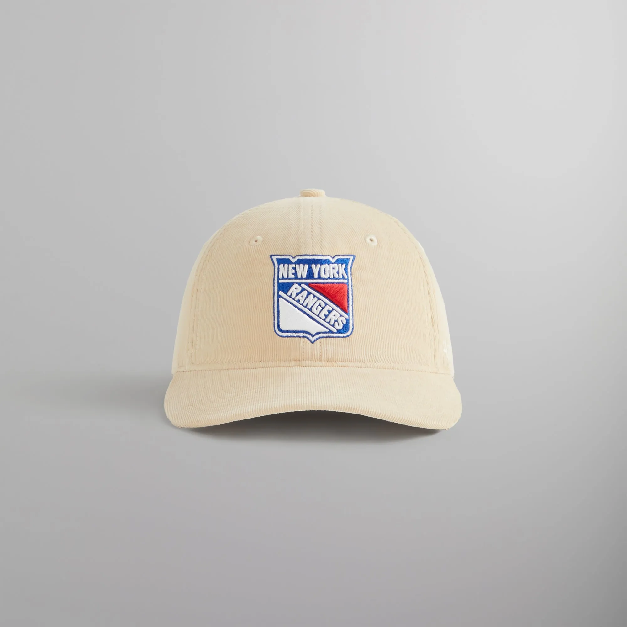 Kith & '47 for the New York Rangers Micro Cord Franchise LS Cap - Sandrift sold by Kith
