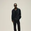 &Kin Kylan Pleater Trouser - Black sold by Kith